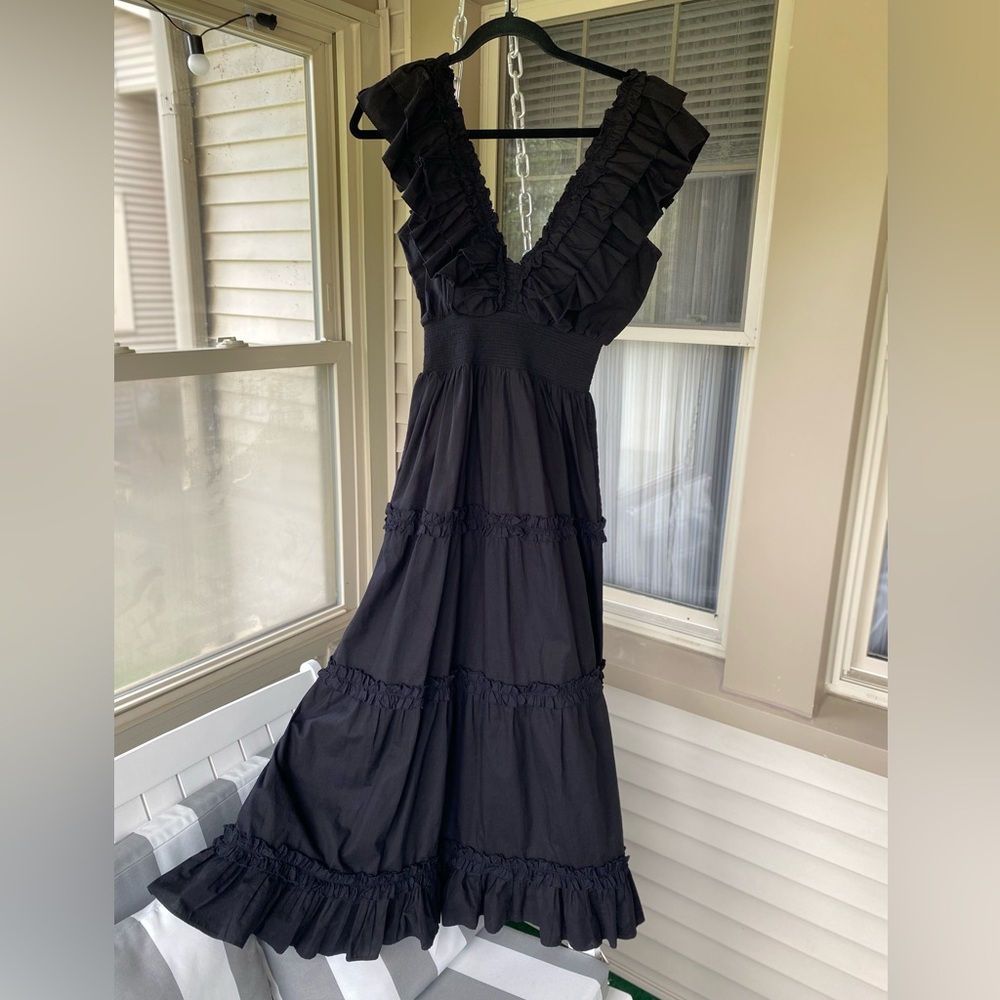 Anthropologie, Black Tiered, Dress! - Picture 5 of 8